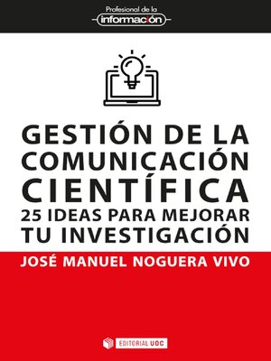 cover image of Gestión de la comunicación científica